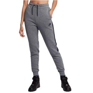 Nike Tech Fleece Joggers Sweatpants Womens Gray Zip Pocket 683800 Size Medium